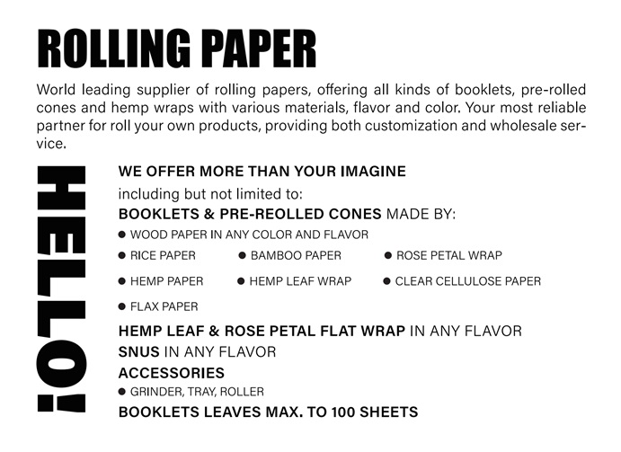Tobacco Wrapping Paper 108mm Blue Rolling With Tips 1 Box