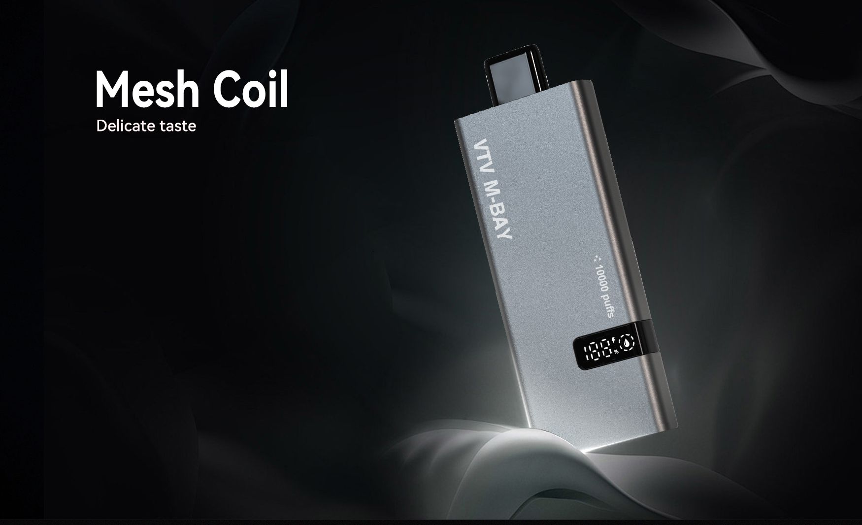 M-BAY Disposable Vape Dual Rechargeable Dual Mesh Coil E-Cigarette VTV