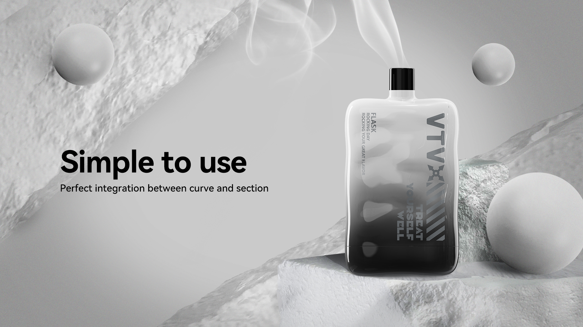 FLASK 12000 Puffs Flavors Disposable Vape Airflow VTV