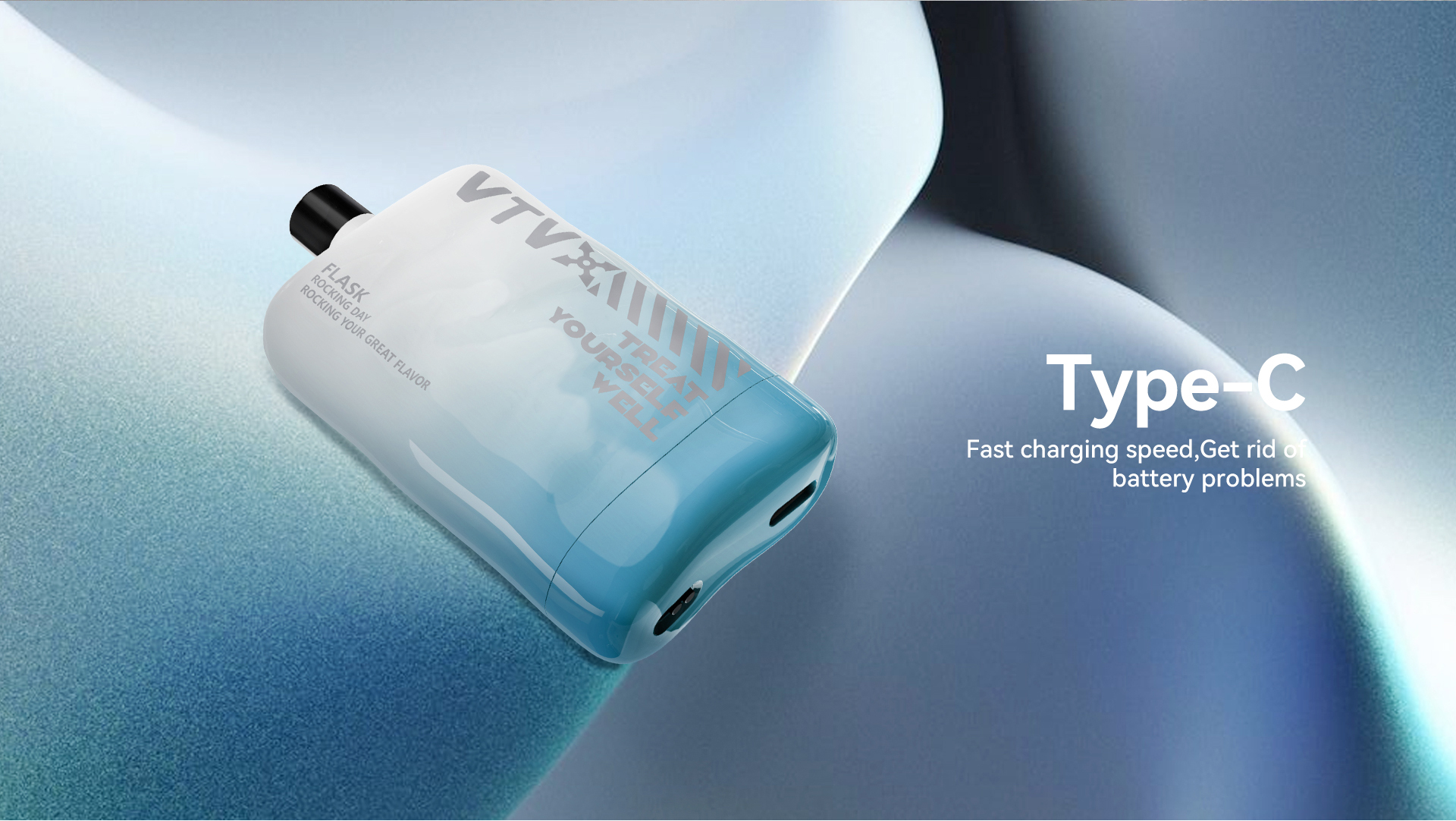 FLASK 12000 Puffs Flavors Disposable Vape Airflow VTV