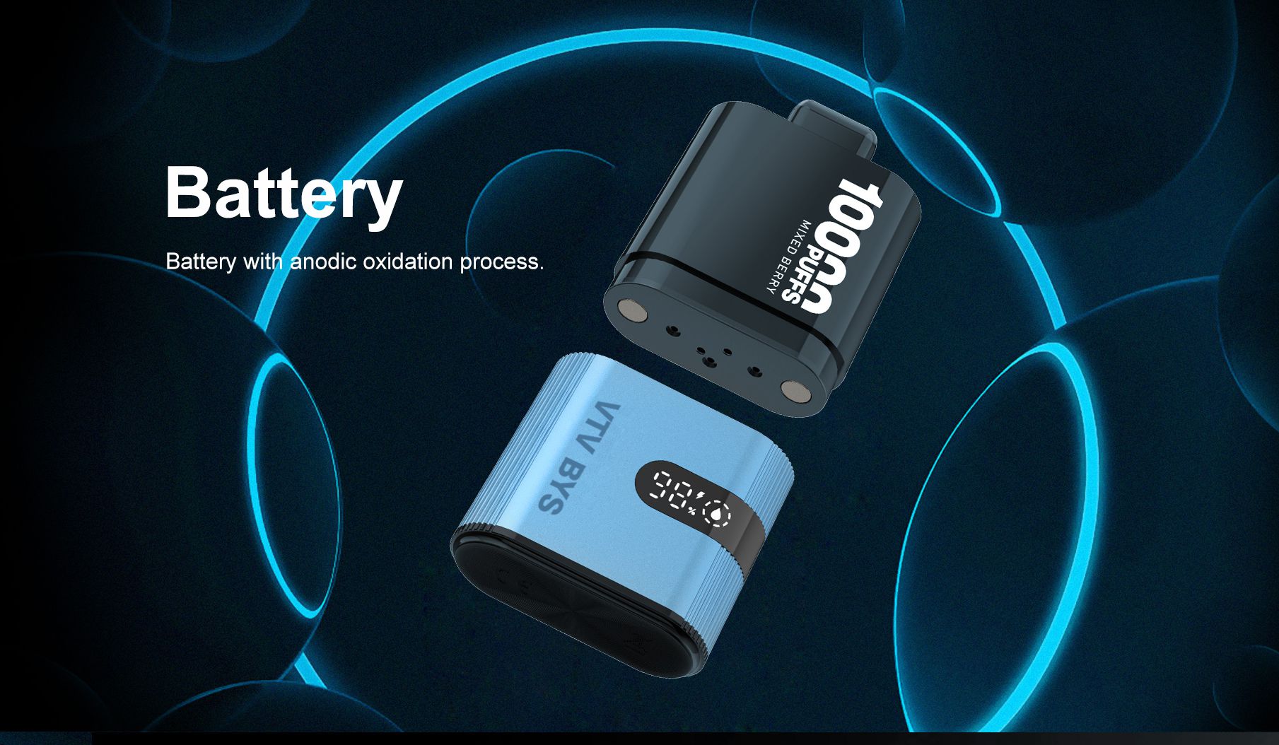 BYS Pod System Vape Kit Battery With Flavor Pod 15ml