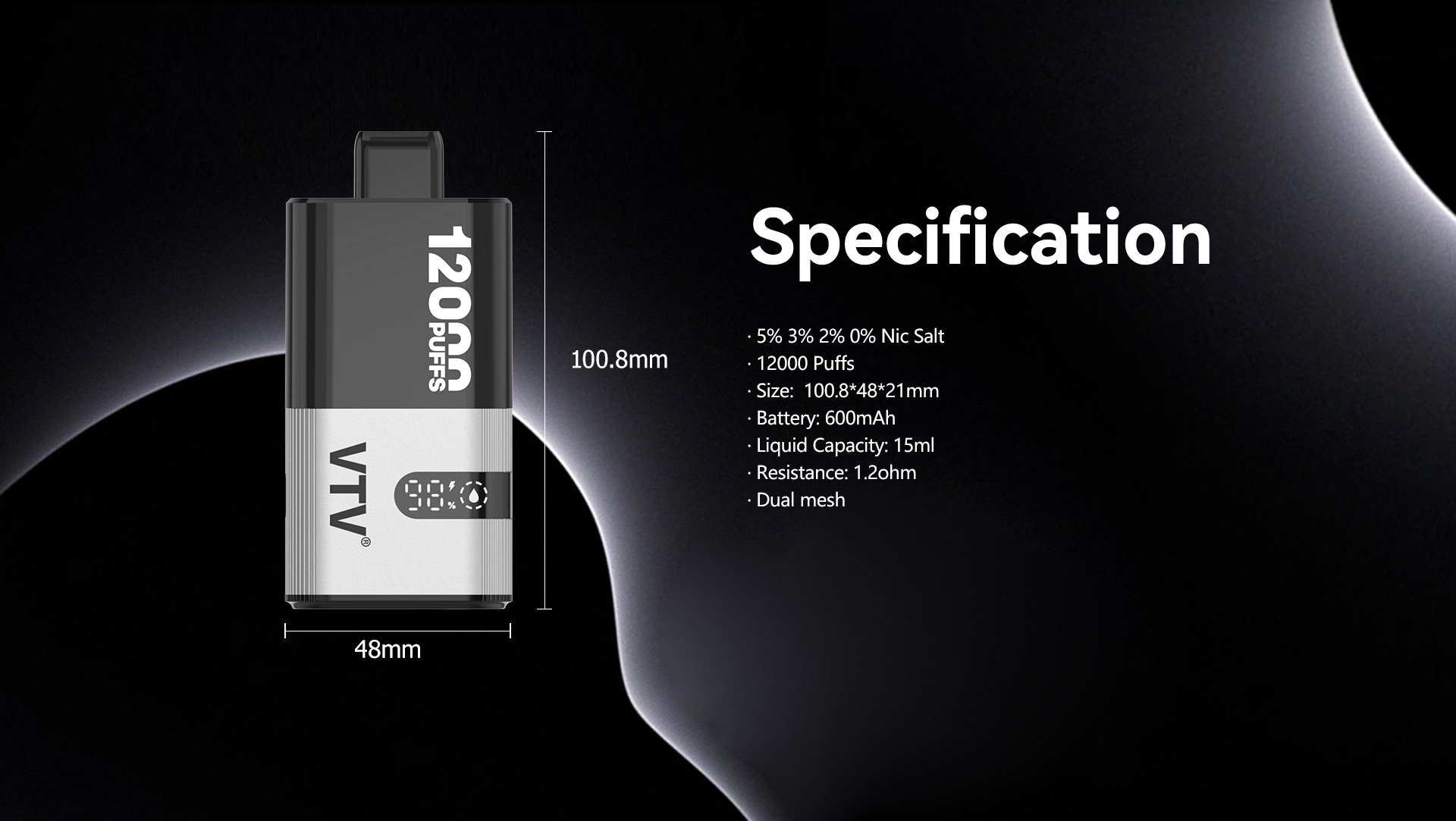 BYS Pod System Vape Kit Battery With Flavor Pod 15ml
