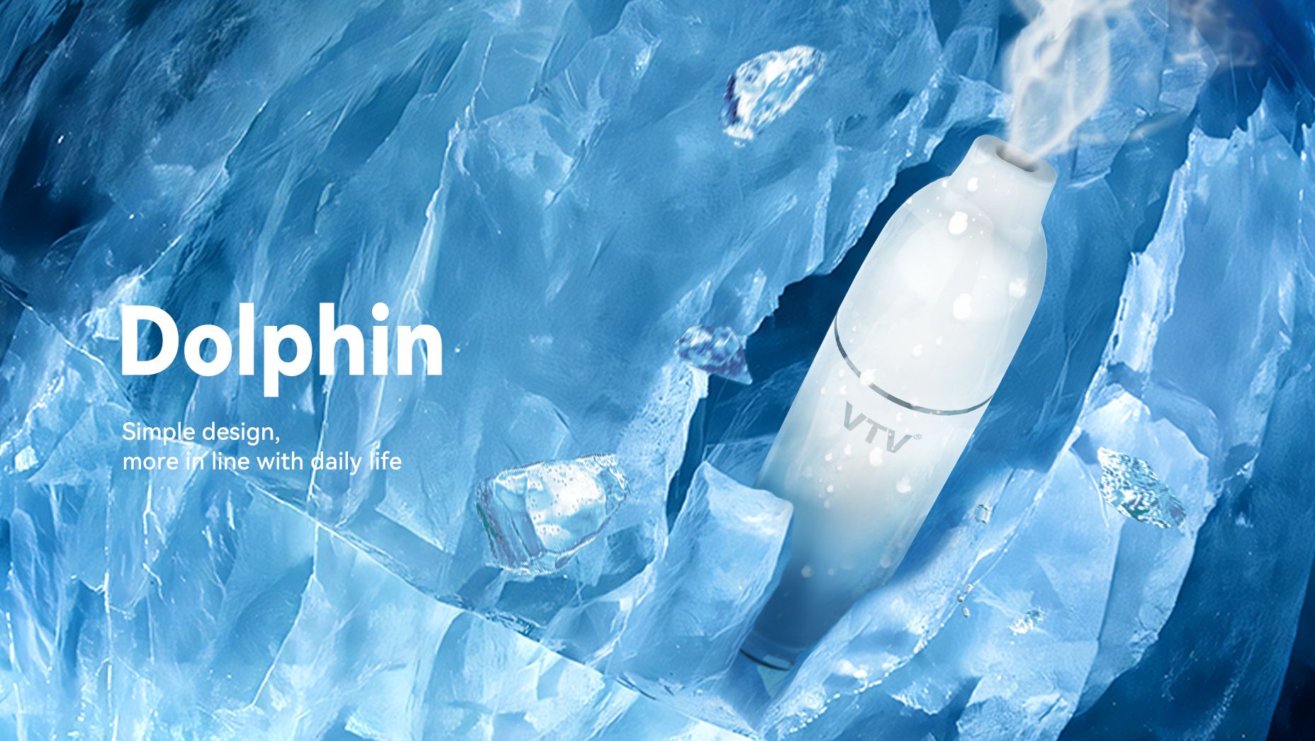 5000 Puffs Dolphin Colors Disposable Vape Dual Mesh Coil Mint Flavor