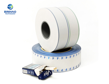 White Plain Cork Natural Permeability Cigarette Tipping Paper with Bead Light Oil