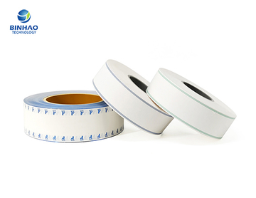 White Plain Cork Natural Permeability Cigarette Tipping Paper with Bead Light Oil