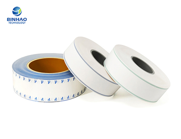 White Plain Cork Natural Permeability Cigarette Tipping Paper with Bead Light Oil