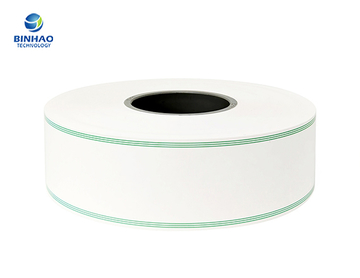 White Plain Cork Natural Permeability Cigarette Tipping Paper with Bead Light Oil