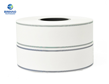 White Plain Cork Natural Permeability Cigarette Tipping Paper with Bead Light Oil