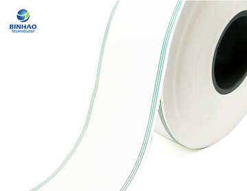 White Plain Cork Natural Permeability Cigarette Tipping Paper with Bead Light Oil