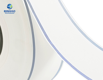 White Plain Cork Natural Permeability Cigarette Tipping Paper with Bead Light Oil