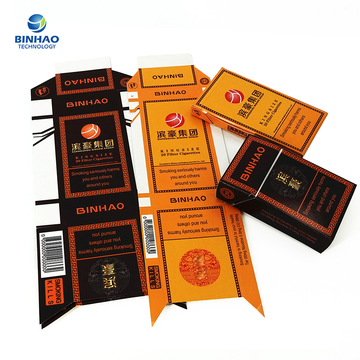 Customized Cardboard Packing Box for Cigarette Packaging with Unique Design Options