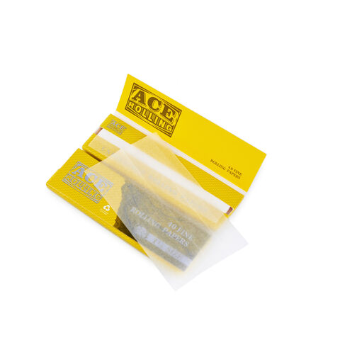 King Size Bleached Cigarette Rolling Papers Smoking Hand-Rolled - 50 Packs