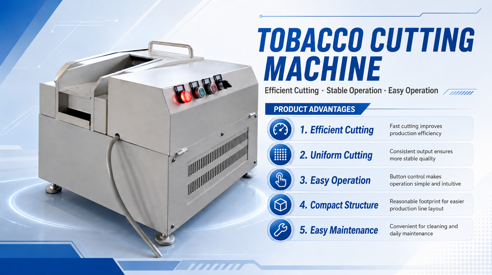 Tobacco Cutting Machine Types Explained: Manual, Automatic and Industrial