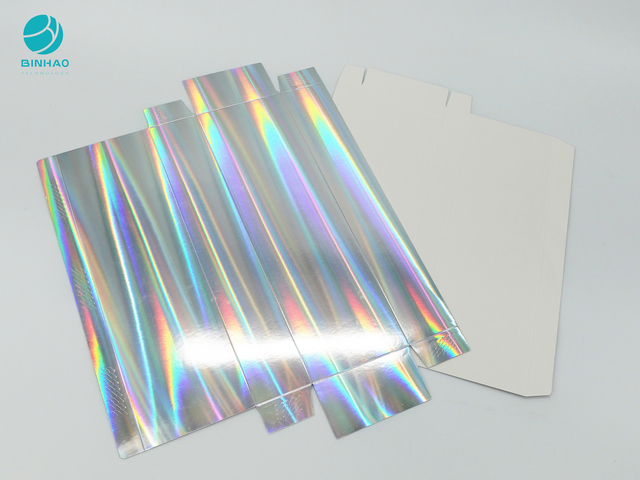 Offset Printing Holographic Cardboard Paper For Cigarette Case Packing Box