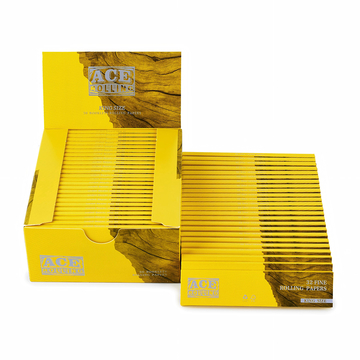 King Size Bleached Cigarette Rolling Papers Smoking Hand-Rolled - 50 Packs