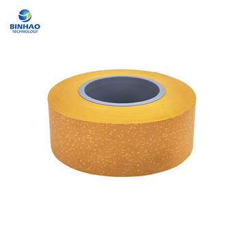 Yellow Plain Cork Cigarette Tipping Paper 34gsm With Gold Line Or Words