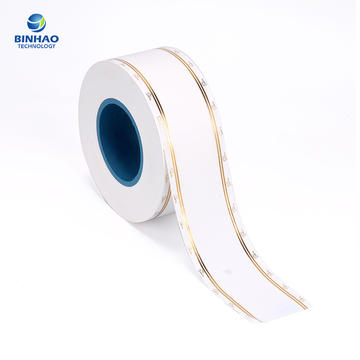 56mm 34gsm Perforated Printed Gold Line Tipping Paper