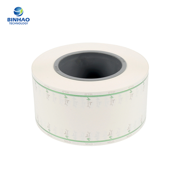 Red Hot Stamping Cork Tipping Paper With Mint Sweeteners For Tea Cigarette Filter Rod Packaging
