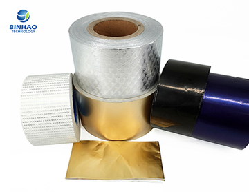 Matte 2 Layer High Strength 70g /M2 Aluminium Foil Paper Gold Paper Tobacco