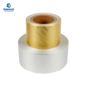 Custom Pattern Embossing 58gsm Aluminum Foil Paper For Cigarette Package