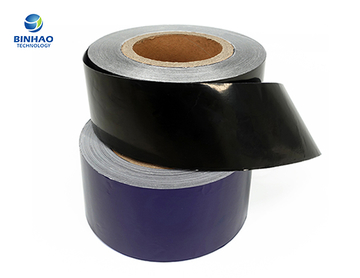 55Gsm Aluminium Foil Purple Blue Package Paper Roll For Wrapping Cigarette