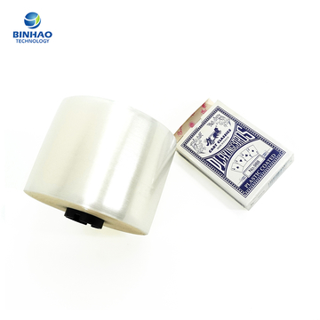 Custom 2mm PET Transparent Tear Strip Tape For Cigarette Shisha Box Packaging With Single Side Glue
