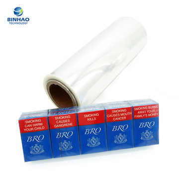 88% Glossy PVC Packaging Film Naked Wrapping For Tobacco