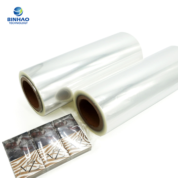 88% Glossy PVC Packaging Film Naked Wrapping For Tobacco