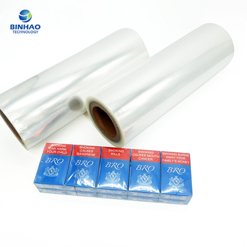 88% Glossy PVC Packaging Film Naked Wrapping For Tobacco