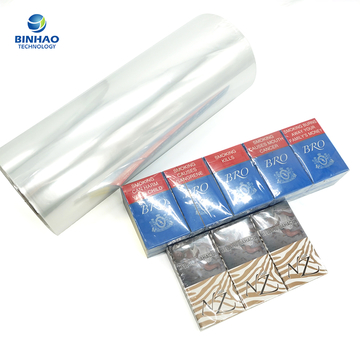 Clear Heating Loss ≤6.0 PVC Package Film For Tobacco Naked Pack