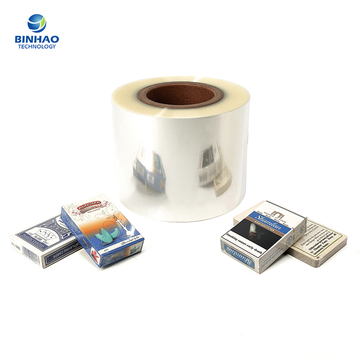 Freezing And Heating BOPP Transparent Film Process Cigarette Cases Pack Inner Outer Packed