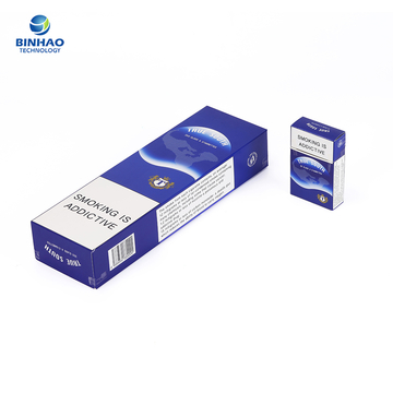 Offset Printing Cigarette Cardboard Paper Packaging Boxes Case