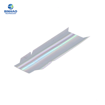 Holographic Surface Rectangle Cardboard Cases With Custom Design Embossed Logo