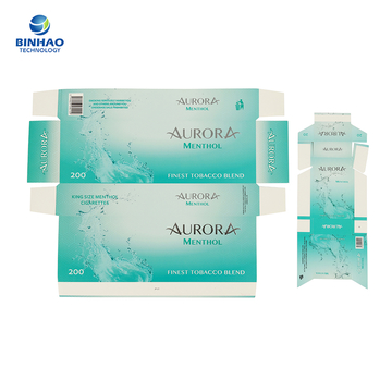 Offset Printing Eco Friendly Cardboard Case Box Paper For Cigarette Packing