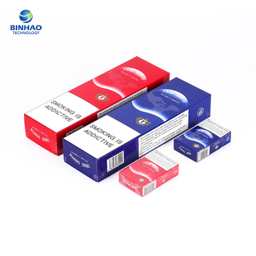 Customized Printing Hot Stamping Design Cardboard Case For Cigarette Packaging