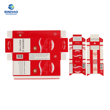 Customized Printing Hot Stamping Design Cardboard Case For Cigarette Packaging