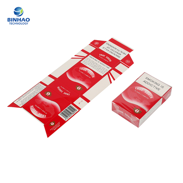 Smokes Package Packs Cigarette Case With Customized Printing And Hot Stamping