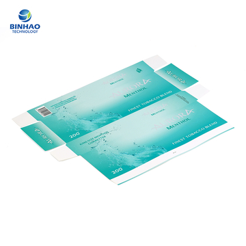 Various Color Cigarette Package Cardboard Case With Hot Stamping Printing