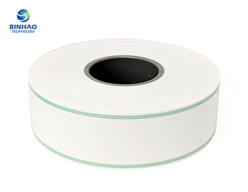 White Plain Cork Natural Permeability Cigarette Tipping Paper with Bead Light Oil
