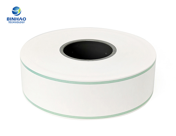 White Plain Cork Natural Permeability Cigarette Tipping Paper with Bead Light Oil