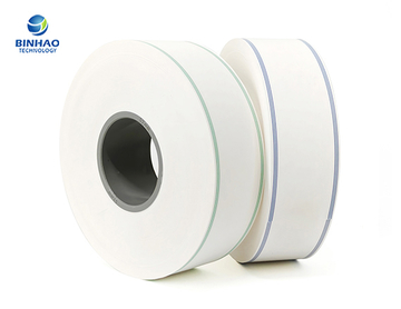 White Plain Cork Natural Permeability Cigarette Tipping Paper with Bead Light Oil