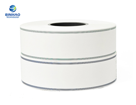 White Plain Cork Natural Permeability Cigarette Tipping Paper with Bead Light Oil