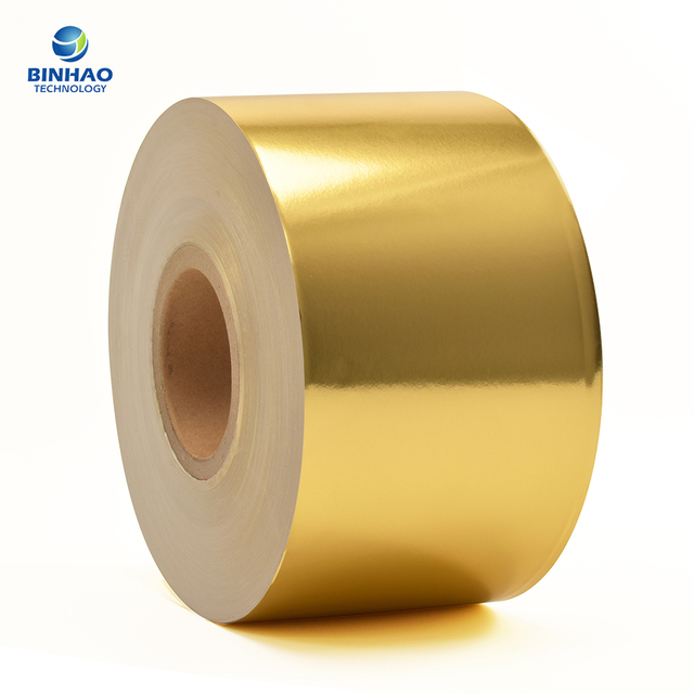 Hard Stiffness 50% Gold Matte Tobacco 85mm Aluminium Foil Paper