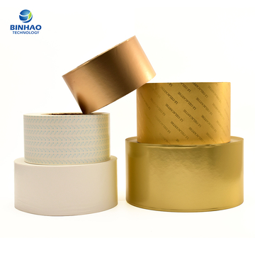 Golden Composite Wrapper Aluminum Foil Paper For Cigarette Packaging