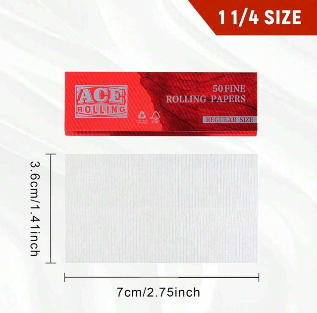 Cigarette Rolling Paper with No Additives for Pure Smoke