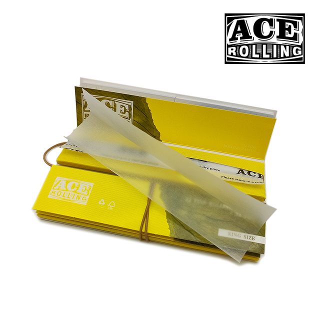 Cigarette Rolling Paper with Edible Glue for Safe Consumption