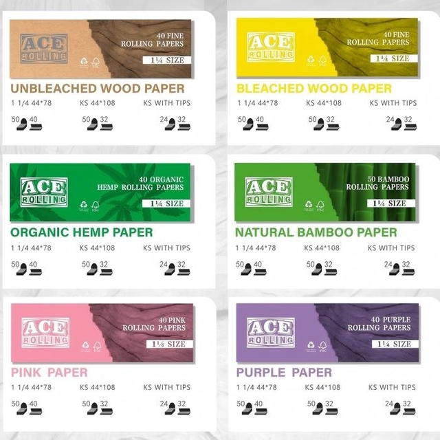 Cigarette Rolling Paper with Hemp for Organic Choice