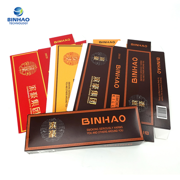 High-Quality Customizable Cardboard Packing Box for Cigarette Packaging with Eco-Friendly Materials