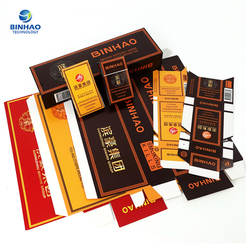 Premium Quality Cardboard Packing Box for Cigarette Packaging with Luxury Finish