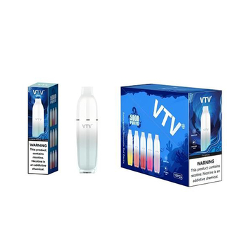 5000 Puffs Dolphin Colors Disposable Vape Dual Mesh Coil Mint Flavor